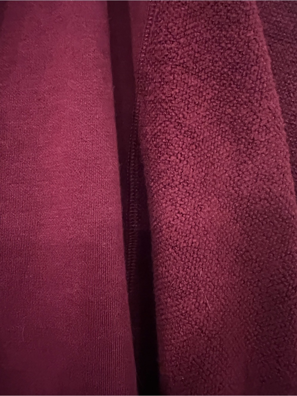 NWT Aerie Très Chic Chenille Sweatshirt in Deep Cherry - Picture 6 of 10